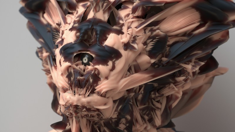 portrait, 4K, abstract, 3D