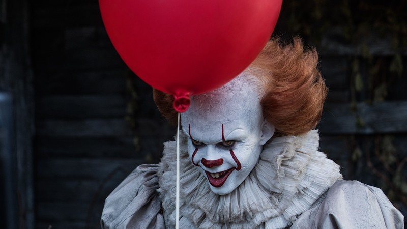 It, Bill Skarsgard, Scary Clown, 4K