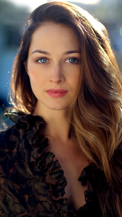 Women Model, Blue Eyes, Long Hair, Bokeh, 1440x2560
