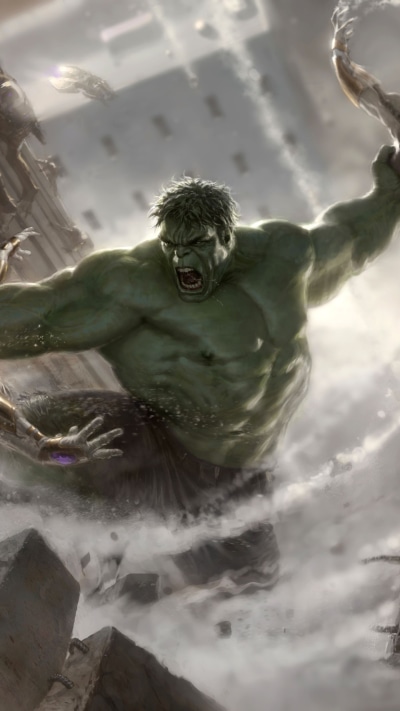 Movie The Avengers, Hulk, 1440x2560