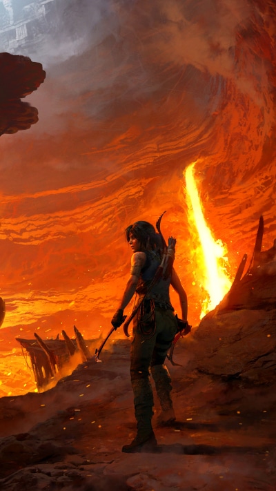 Video Game Shadow of the Tomb Raider, Lara Croft, Tomb Raider, 1440x2560