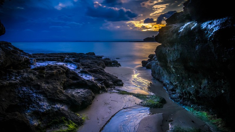 summer, 4k, cloud, sunset, sea, ocean, evening, water