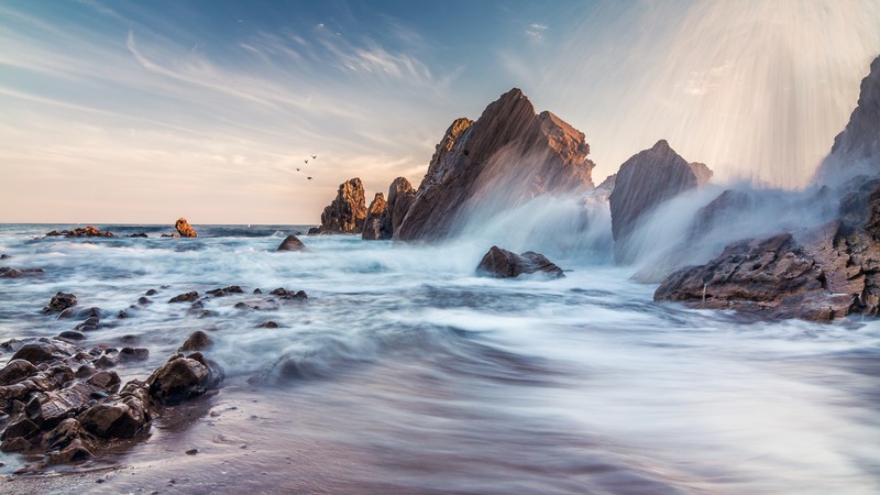 Corona Del Mar, 4k, California, USA, Best Beaches in the World, travel, tourism, sunset, sunrise, sea