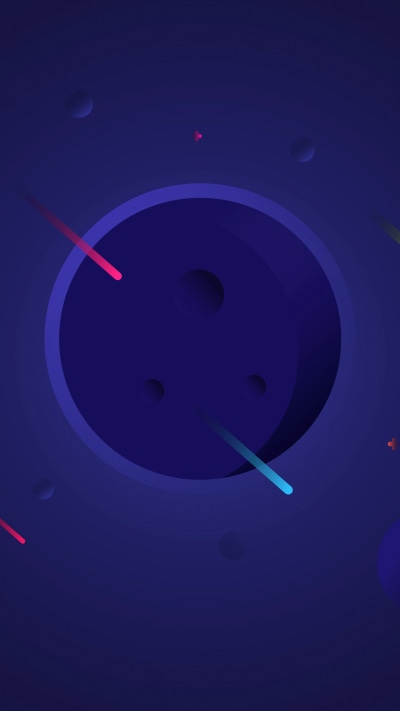 Artistic Minimalist, Planet, 1440x2560