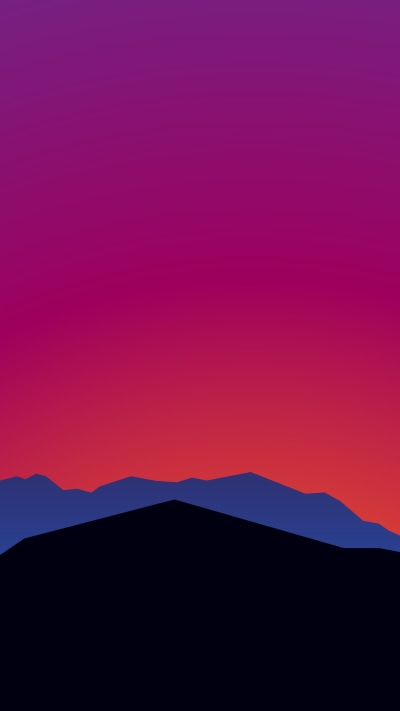 Artistic Minimalist, Mountain, 1440x2560