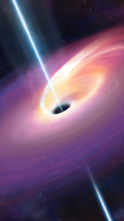 Sci Fi Black Hole, Space, 1440x2560