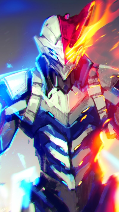 Anime My Hero Academia, Mecha, Shoto Todoroki, 1440x2560