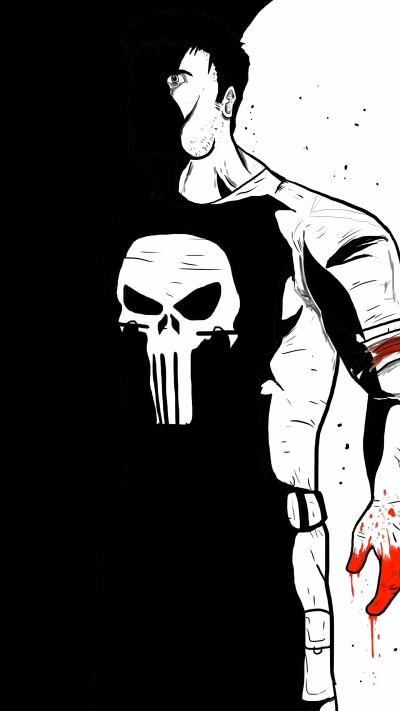 Comics Punisher, 1440x2560