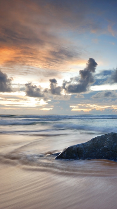 Earth Ocean, Sky, Horizon, Cloud, Nature, 1440x2560