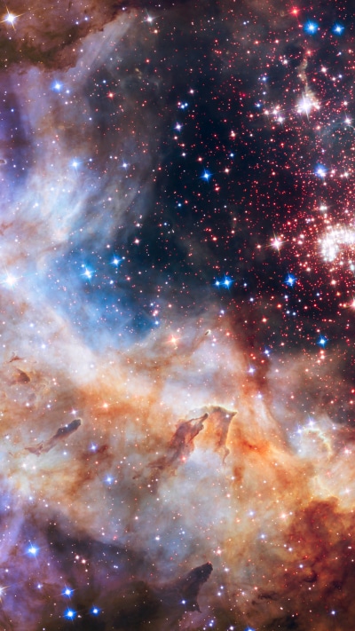Sci Fi Nebula, Space, Stars, 1440x2560