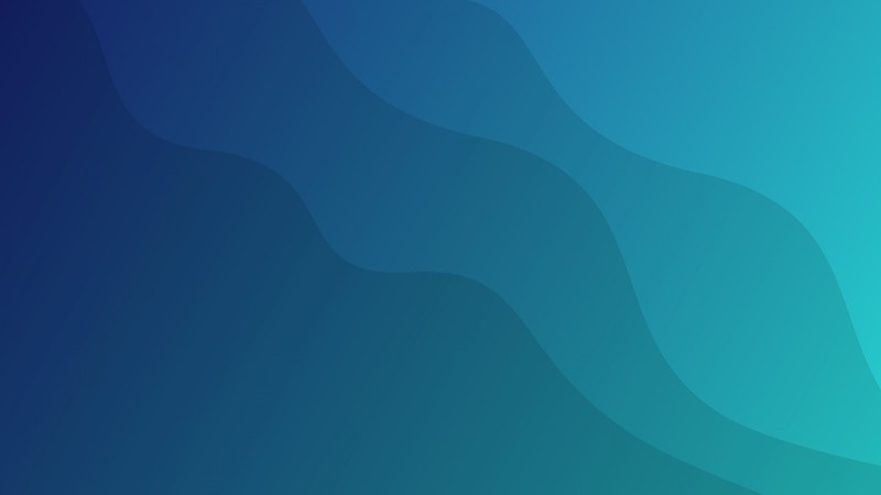 waves, blue, 4K