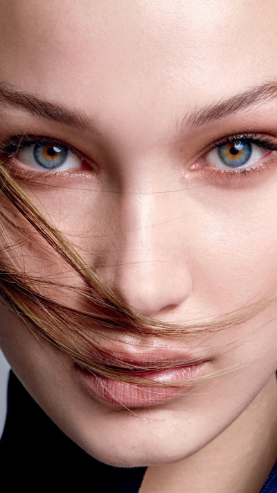 Celebrity Bella Hadid, Model, Face, American, Blue Eyes, 1440x2560