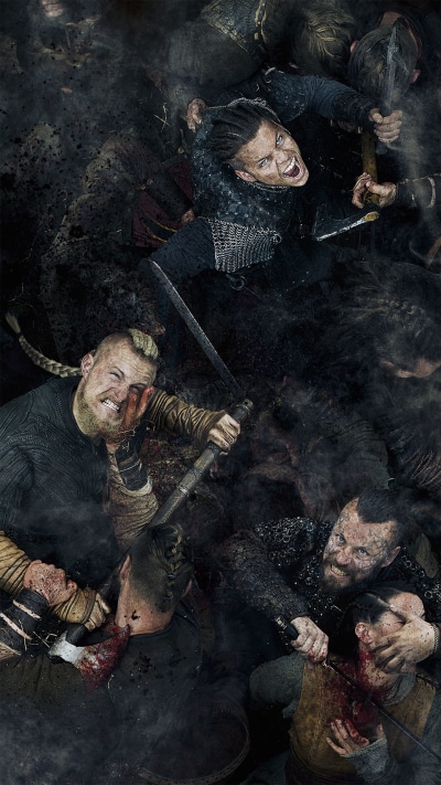 TV Show Vikings, 1440x2560