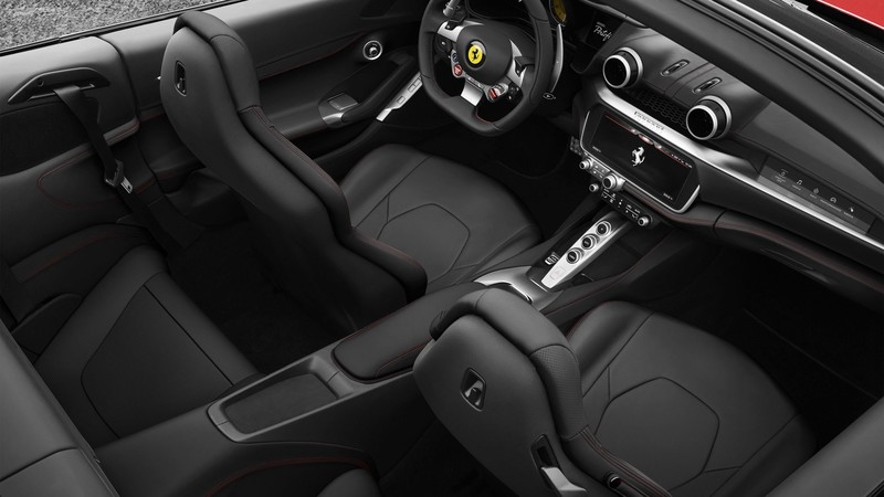 Ferrari Portofino, 2018 Cars, interior, 4k