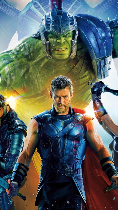 Movie Thor: Ragnarok, Thor, Chris Hemsworth, Hulk, 1440x2560