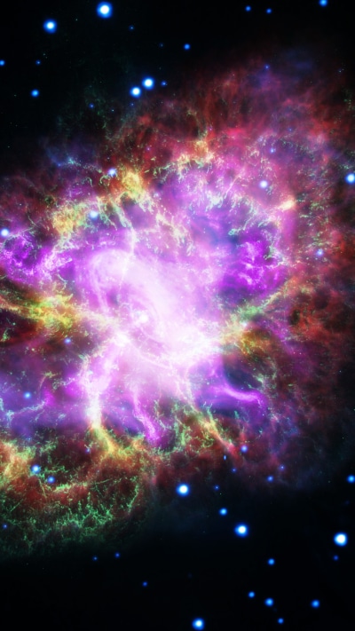 Sci Fi Nebula, Crab Nebula, 1440x2560