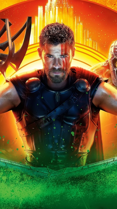 Movie Thor: Ragnarok, Grandmaster (Marvel Comics), Chris Hemsworth, Cate Blanchett, Anthony Hopkins, Heimdall (Marvel Comics), 1440x2560