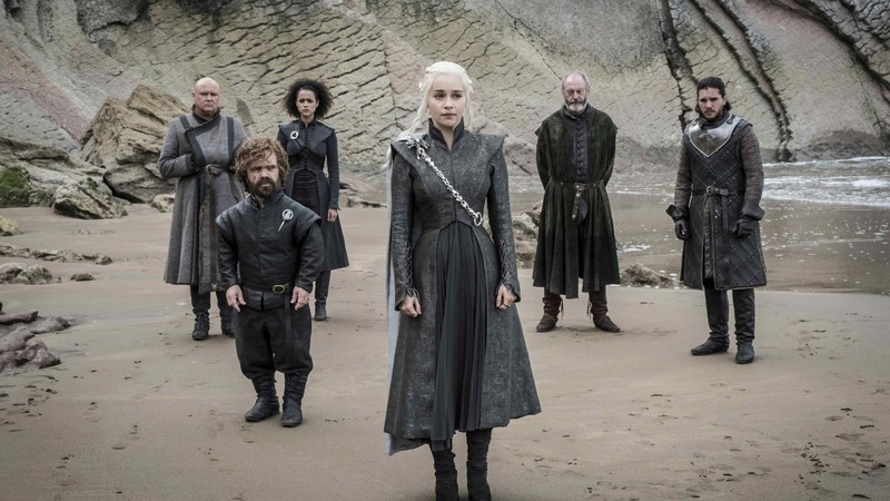 Game of Thrones Season 7, Tyrion Lannister, Peter Dinklage, Jon Snow, Daenerys Targaryen, Kit Harington, Emilia Clarke, TV Series, 4k