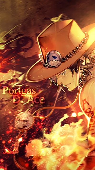 Anime One Piece, Portgas D. Ace, 1440x2560