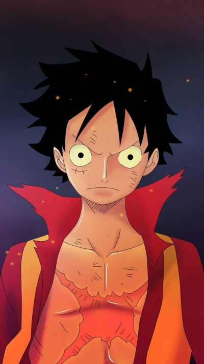 Anime One Piece, Monkey D. Luffy, 1440x2560