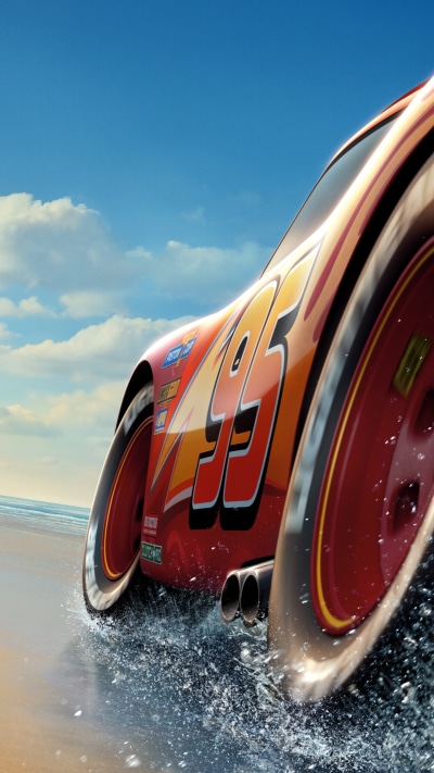 Movie Cars 3, Lightning McQueen, Pixar, 1440x2560