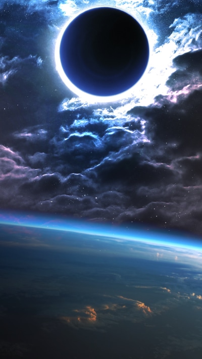 Sci Fi Black Hole, 1440x2560