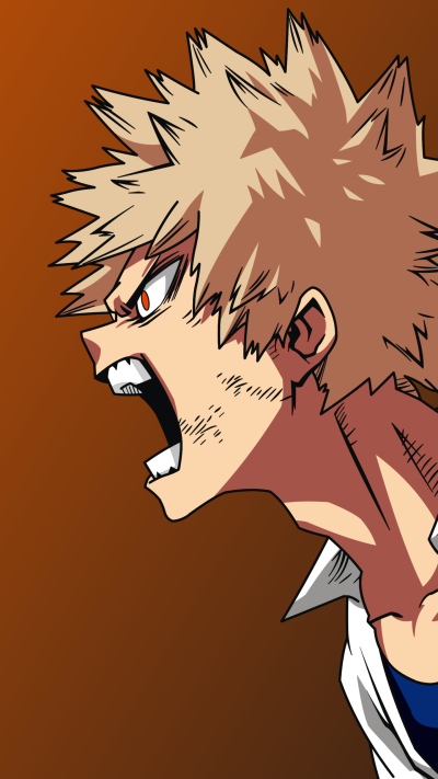 Anime My Hero Academia, Katsuki Bakugou, 1440x2560