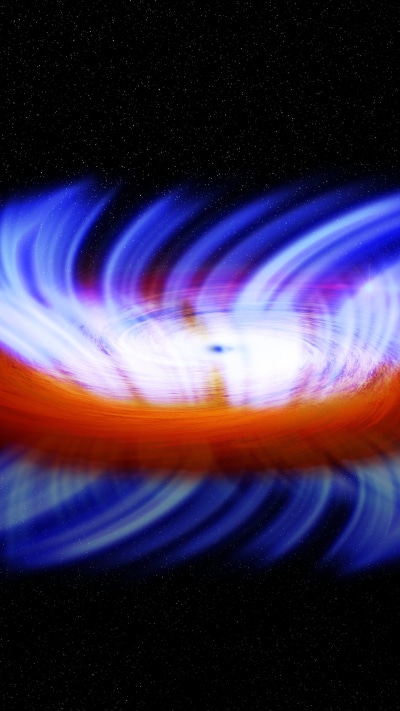 Sci Fi Black Hole, Gravitational Well, NASA, Vortex, 1440x2560