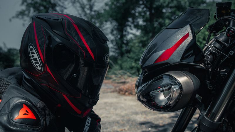 motorcycle, motorcyclist, helmet, bike, 4k