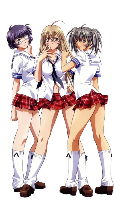 Anime Ikki Tousen, 1440x2560
