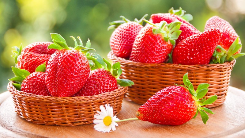 strawberry, 4k