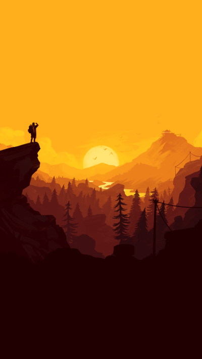 Video Game Firewatch, 1440x2560
