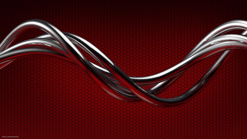 iron, spiral, rotation, honeycomb, 4k