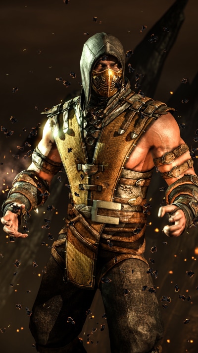 Video Game Mortal Kombat X, Scorpion (Mortal Kombat), 1440x2560