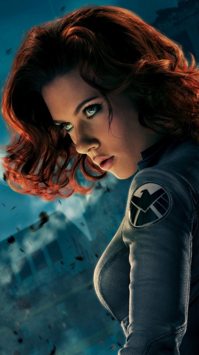 Movie The Avengers, Natasha Romanoff, Black Widow, Scarlett Johansson, Avengers, Gun, 1440x2560