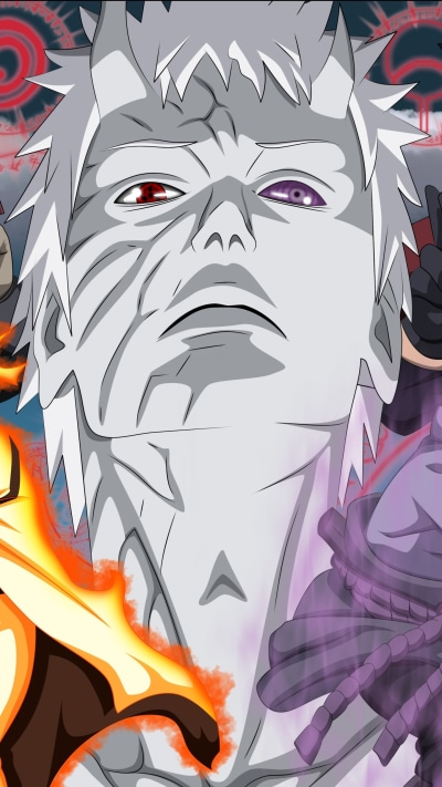 Anime Naruto, Obito Uchiha, 1440x2560