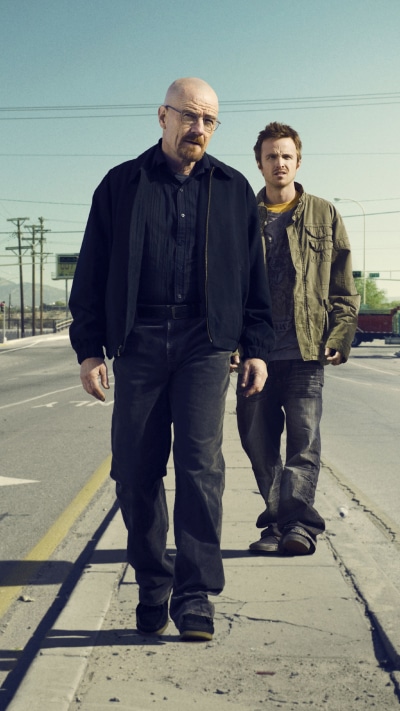 TV Show Breaking Bad, Aaron Paul, Jesse Pinkman, Walter White, Bryan Cranston, 1440x2560