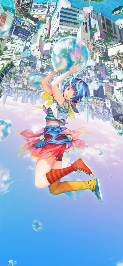 Anime Bubble, Uta (Bubble), 1284x2778