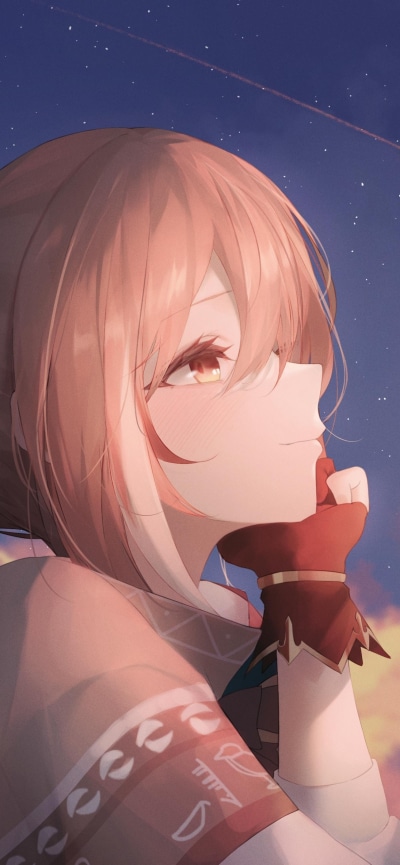 Anime Virtual Youtuber, Hololive, Nanashi Mumei, 1284x2778