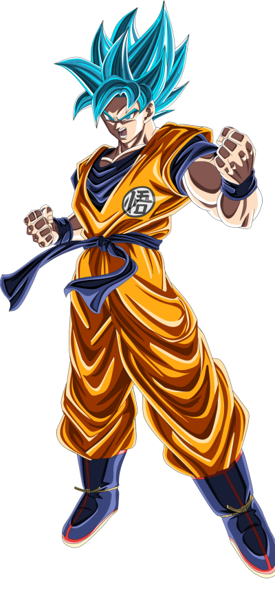 Anime Dragon Ball Super, Goku, Super Saiyan Blue, 1284x2778