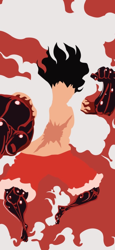 Anime One Piece, Monkey D. Luffy, 1284x2778