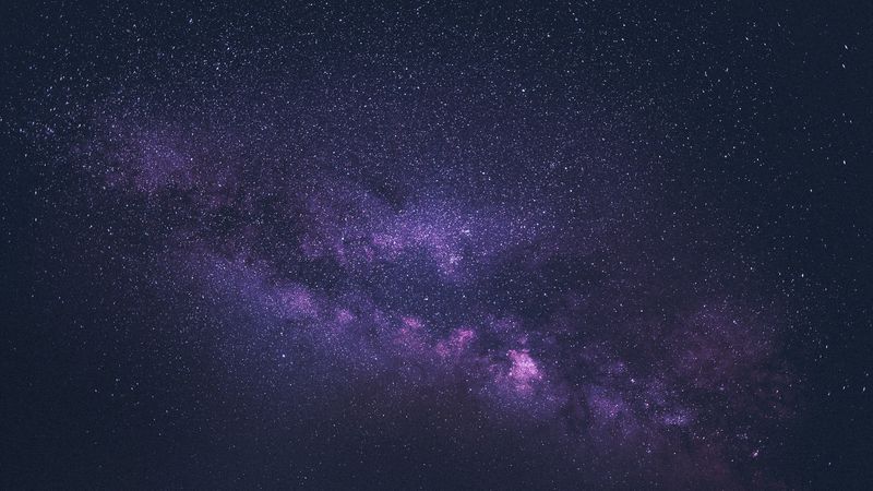 space, universe, stars, purple, 4k