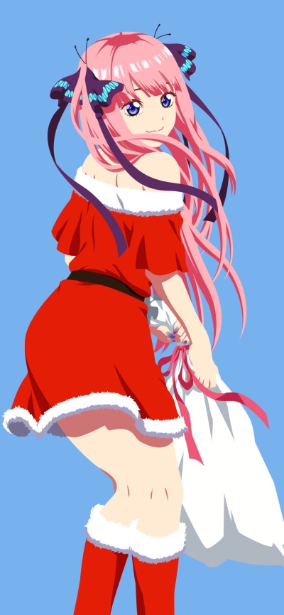 Anime The Quintessential Quintuplets, Nino Nakano, 1284x2778