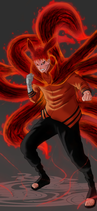 Anime Boruto, Naruto Uzumaki, Baryon Mode (Naruto), 1284x2778