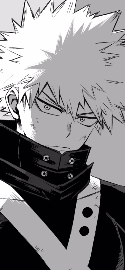 Anime My Hero Academia, Katsuki Bakugou, 1284x2778