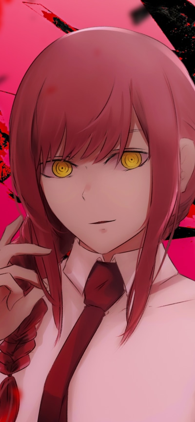 Anime Chainsaw Man, Makima (Chainsaw Man), 1284x2778