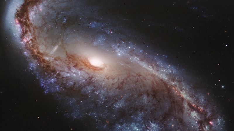 universe, milky way, galaxy, spiral, space, 4k