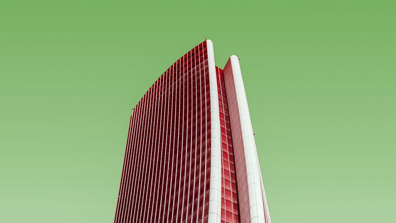 minimalism, building, facade, modern, 4k