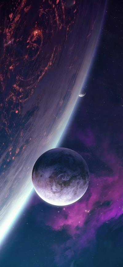 Sci Fi Planets, Planet, Space, 1284x2778