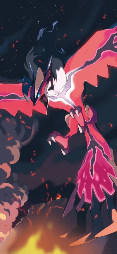 Video Game Pokémon, Yveltal (Pokémon), 1242x2688